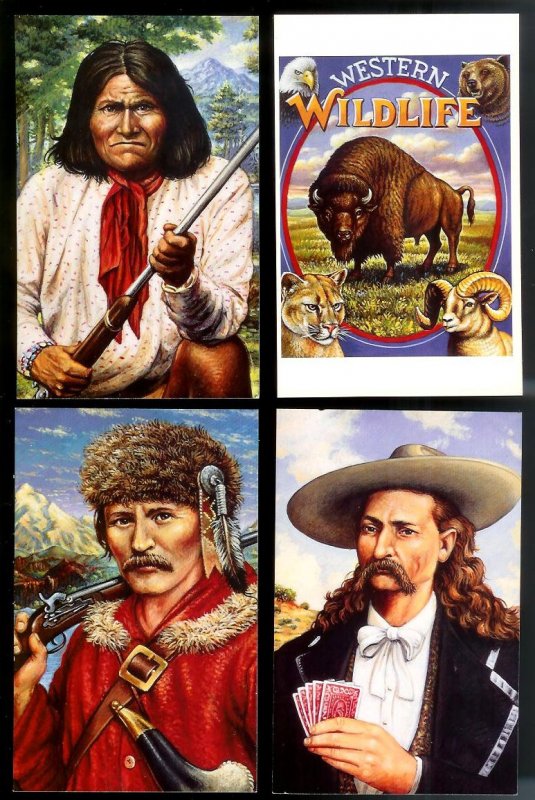 UNITED STATES (20) Postal Cards Sc#UX178-197 Western Legends Complete Set MNH