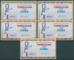 Portugal 2021 MNH Medical Stamps World Tuberculosis Day Convalescent 5v S/A Set