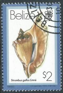 Belize, Sc #485, $2 Used