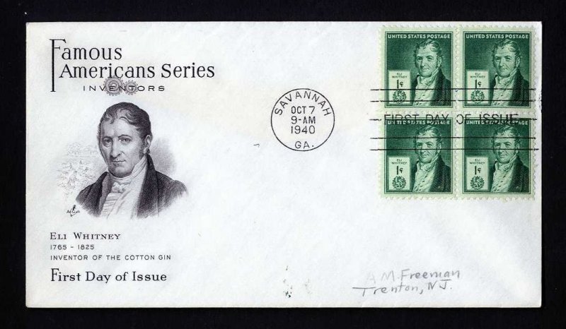 # 889 to 893 First Day Covers with various cachets dated 1940 - # 2