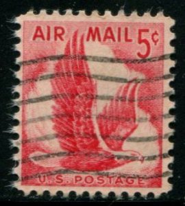 C50 US 5c Air Mail Flying Eagle, used