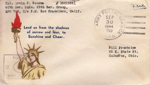 United States A.P.O.'s Soldier's Free Mail 1944 U.S. Army Postal Service, A.P...