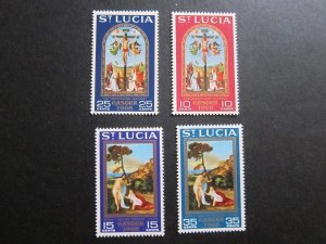 St Lucia 1968 Sc 231-234 set MH