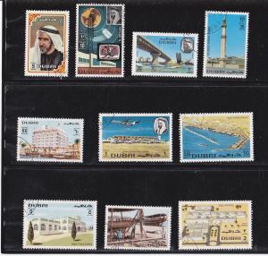 Dubai  # 134-143, complete Set, CTO