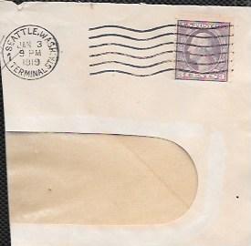 US #493 Washington Coil used on paper. Nice cancellation. dated 1919