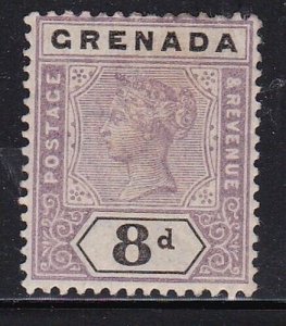 Album Treasures Grenada Scott # 45 8p Victoria Mint Hinged