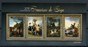 GUINEA  2021 275th BIRTH ANNIVERSARY  OF FRANCISCO GOYA  PAINTING  SHEET MINT NH