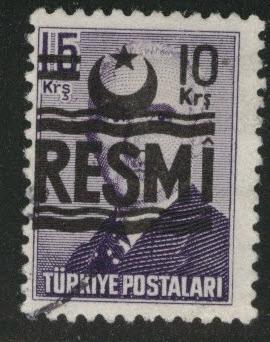 TURKEY Scott o31 Used  official overprint