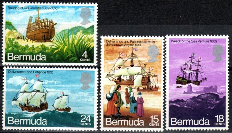 Bermuda #280-83 MNH CV $7.80 (X6984)