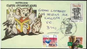 Australia 1997 Domestic Letter on Children's Classic Books FDC