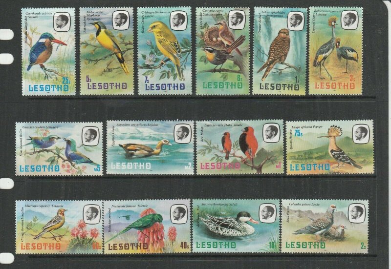 Lesotho 1981 Birds P14 set UM/MNH SG 437/50