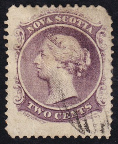 Nova Scotia Scott 9 (1860) Used G-F, CV $12.50 C 