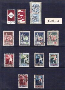 LATVIA LITHUANIA MNH MH used (Apprx 140 stamps)  /TK1580