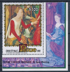 [BIN2812] Niue 1992 Painting good stamp very fine MNH