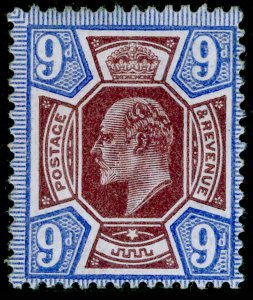 SG306a SPEC M41(2), 9d dp dull reddish purple & dp brt blue, NH MINT. Cat £200.