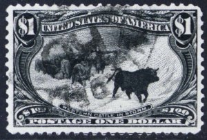 292, Used VF Sound $1 Trans - Cattle in Storm * Stuart Katz