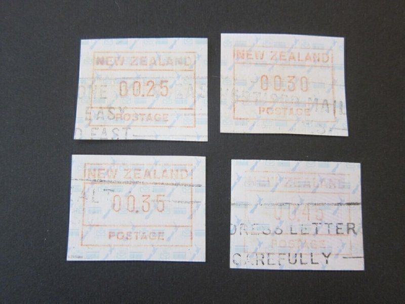 New Zealand 1986 Frama Map set FU