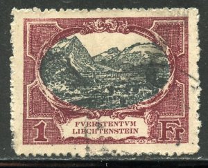 Liechtenstein # 69, Used. CV $ 55.00