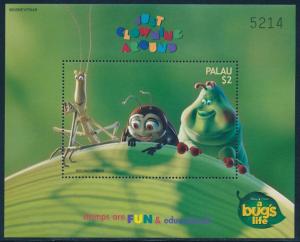 Disney Palau - Souvenir Sheets A Bug's Life #474 (1998) 