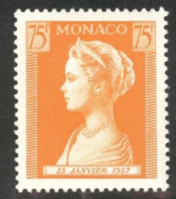 Monaco  Scott 399 MNH** 1957 Princess Grace stamp