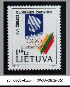 LITHUANIA - 1994 XVII OLYMPIC GAMES - 1V - MINT NH