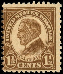 US Sc 633 MNH - 1927 1½¢ - Harding