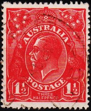 Australia. 1913 1 1/2d S.G.77 Fine Used