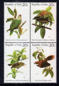 Palau 8a Birds MNH VF