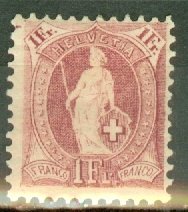 Switzerland 87a mint CV $62.50