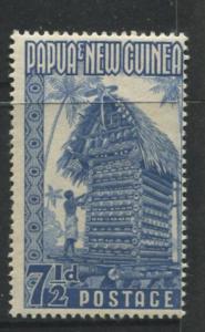 Papua New Guinea.- Scott 129 - Definitive Issue -1952 - MNH -Single 7.1/2p Stamp