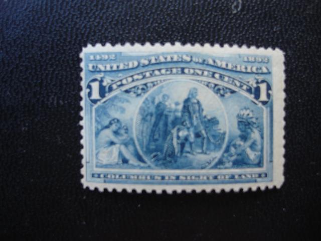 1893 COLUMBIAN  SCOTT # 230  1c   M/OG/N/H  SCV $60.00