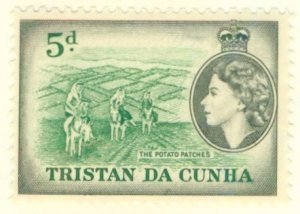 TRISTAN da CUNHA 21 MNH BIN $0.80