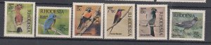 J46060, JL Stamps 1971 rhodesia set mnh #304-9 birds