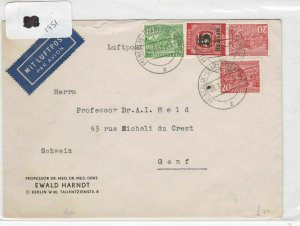 German Postal History Stamps Cover 1951 Ref 8728