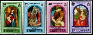 ANGUILLA SG117/20 1971 CHRISTMAS MNH