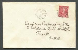 NEW BRUNSWICK SPLIT RING TOWN CANCEL COVER LOWER SOUTHAMPTON