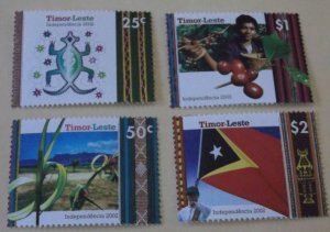 Timor Leste 352-5 MNH Full Set Cat $17.50 Flag Topical