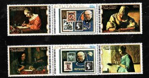 Aitutaki-Sc#178a,181a-unused NH set-Stamp on Stamp-Rowland Hill-1979-