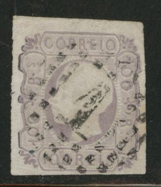 Portugal Scott 16 King Luiz 1862 large stamp CV $90