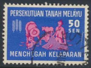 Malaya Persekutuan Tanah Melayu SC# 113 Used  Freedom from Hunger see scans