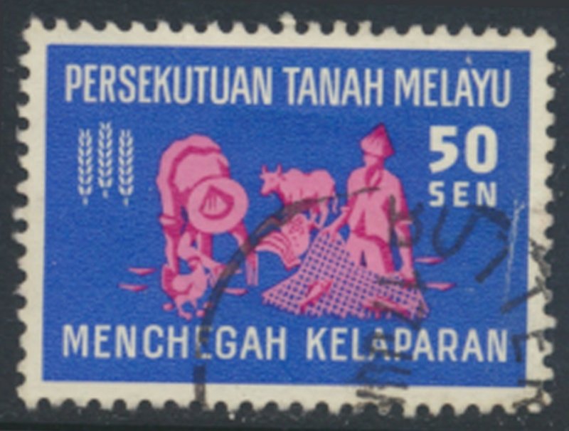 Malaya Persekutuan Tanah Melayu SC# 113 Used  Freedom from Hunger see scans