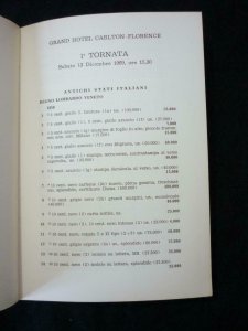 GALLERIA GIORGI AUCTION CATALOGUE 1969 VENDITA ALL'ASTA DI FRANCOBOLLI CLASSICI