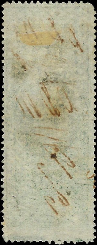 VEGAS - 1862-71 Revenue Tax Stamp Sc# R93 - Charter Party - Tear Lower R - EO24