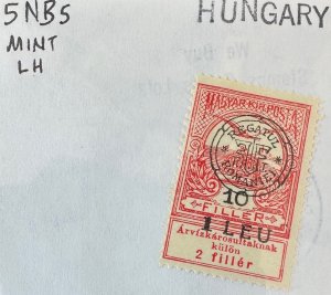 Hungary 1919 Sc.5NB5 MLH