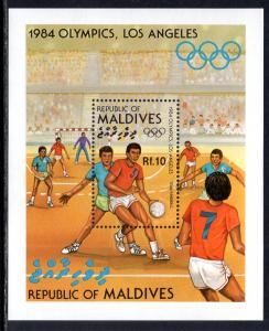 Maldive Islands 1019 Olympics Souvenir Sheet MNH VF