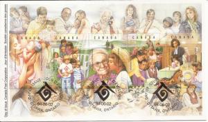 1994 Canada FDC Sc 1523 - United Nations International Year of the Family