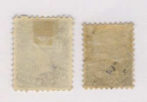 2x Canada Stamps; #21-1/2c MNG F/VF #34-1/2c MH F/VF Guide Value = $100.00