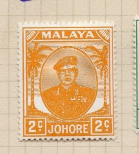 Malaya Johore 1949 Sultan Issue Fine Mint Hinged 2c. NW-197006