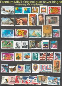 Premium US Mint  #3235 and Higher + Airs  40 stamps total ⭐⭐⭐⭐⭐