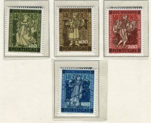 PORTUGAL; 1965 early Gil Vicente issue fine Mint MNH unmounted SET